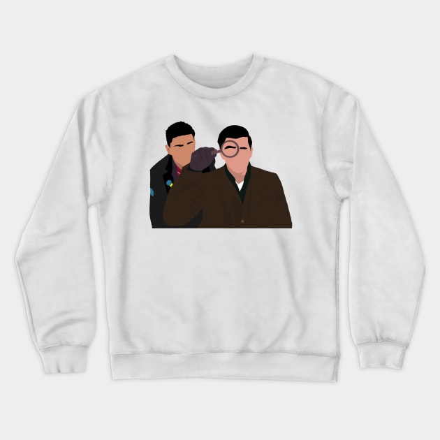 Edwin Paine and Charles Rowland from Dead Boy Detectives Crewneck Sweatshirt by Raywolf